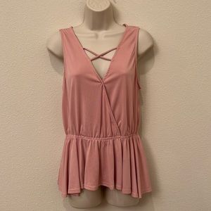 Adorable top pastel pink